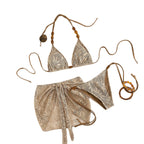 Three Piece One-piece Swimwear