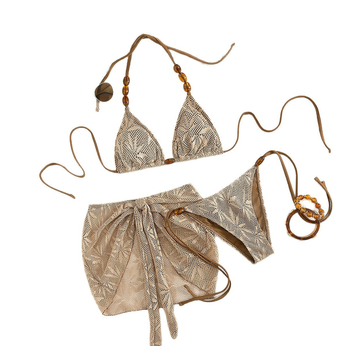 Three Piece One-piece Swimwear