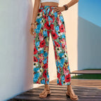 Bohemian Holiday Straight Leg Pants