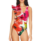 Flounce One-piece Swimwear