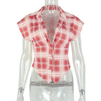 red plaid