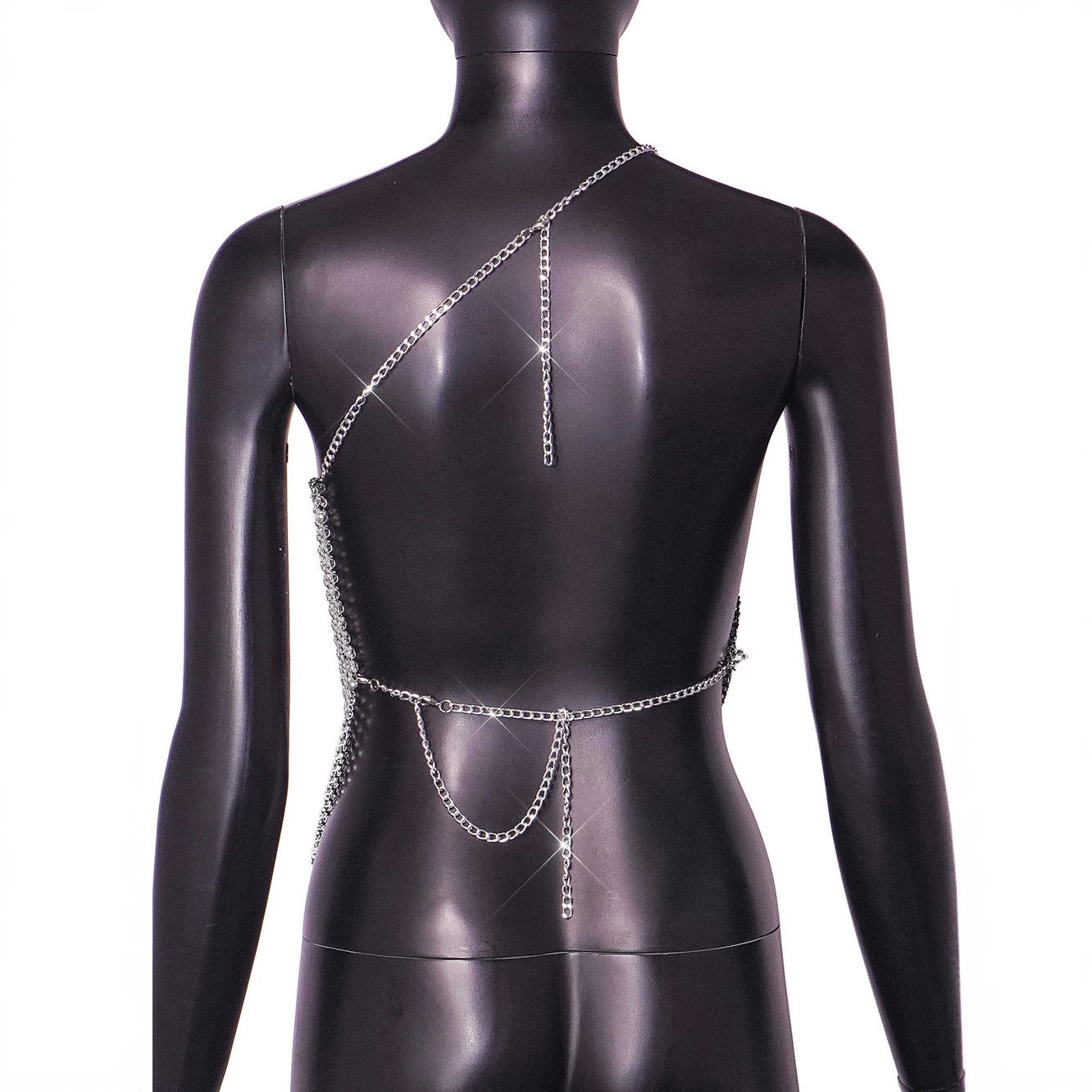 Carnival Music Festival Party Body Cha Sexy Color Sexy Chest Necklace Multi Layer Sling Decoration