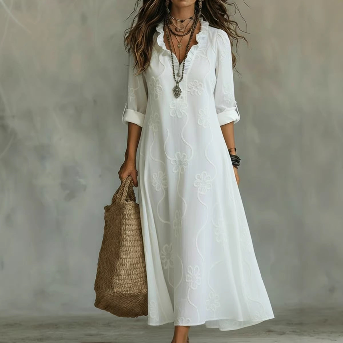 Women's Maxi Cotton Dress