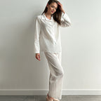 Autumn White Pajamas Lingerie