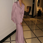 Satin High Grade Half Length Skirt Set