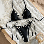 Shell Halter Bikini Swimwear