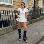 Puff Sleeve One-piece dress