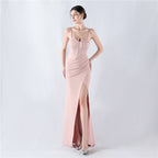 Women's Boning Corset Waist Trimming Lace Up Satin Annual Shapewear