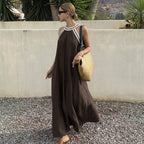 Women's Halter Ruffled Dress