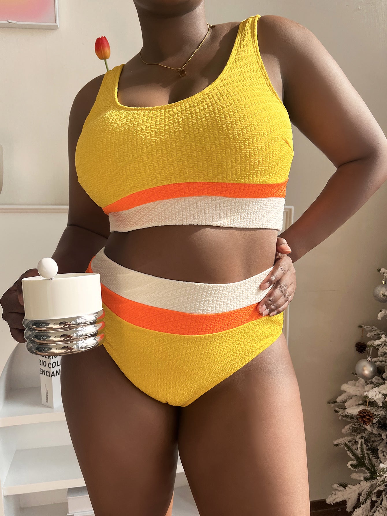 Plus Size One-piece Swimwear