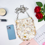 Women's Beaded Shell Shoulder Bag