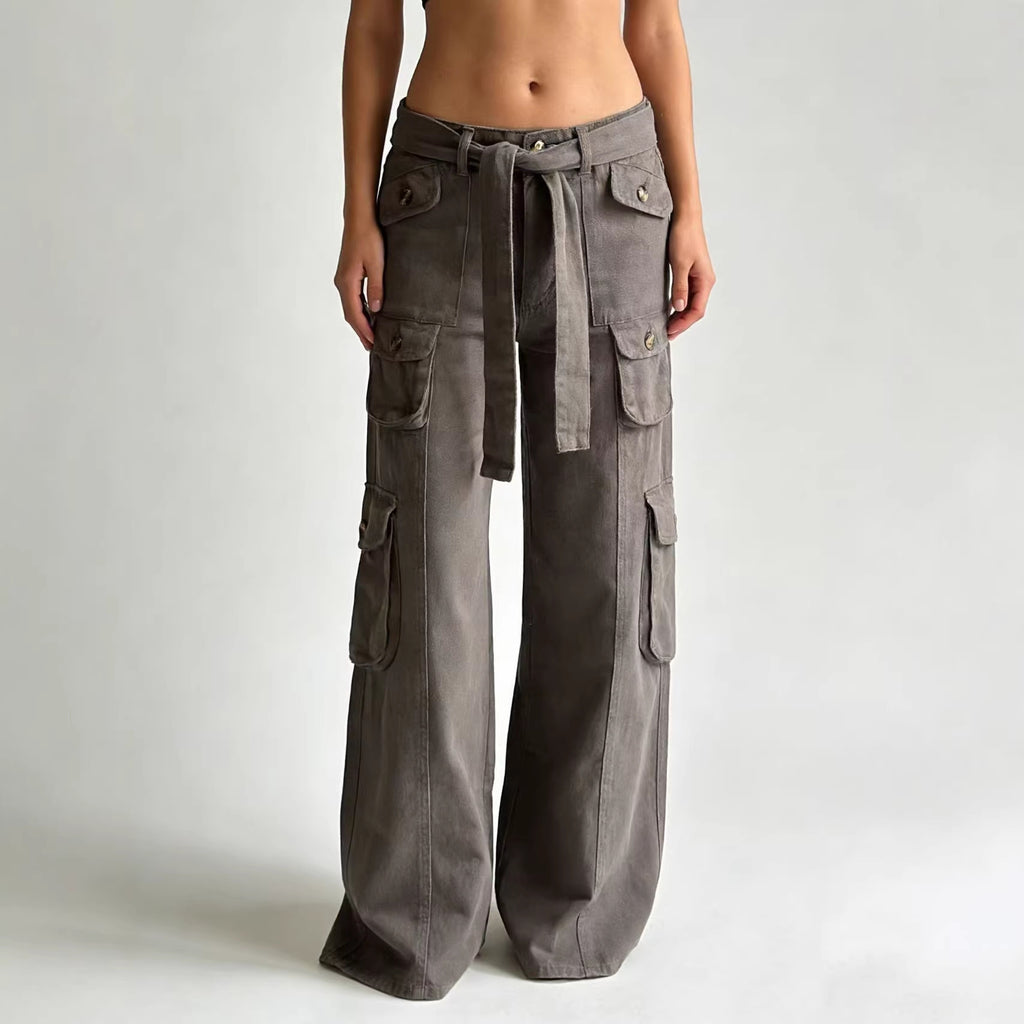 Sexy Loose Oversized Pants WL Pants Straight Retro Workwear