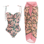 Lace French One-piece Swimwear