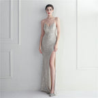Women's Nightclubs Dinner Ceremony Evening Dress Crisscross
