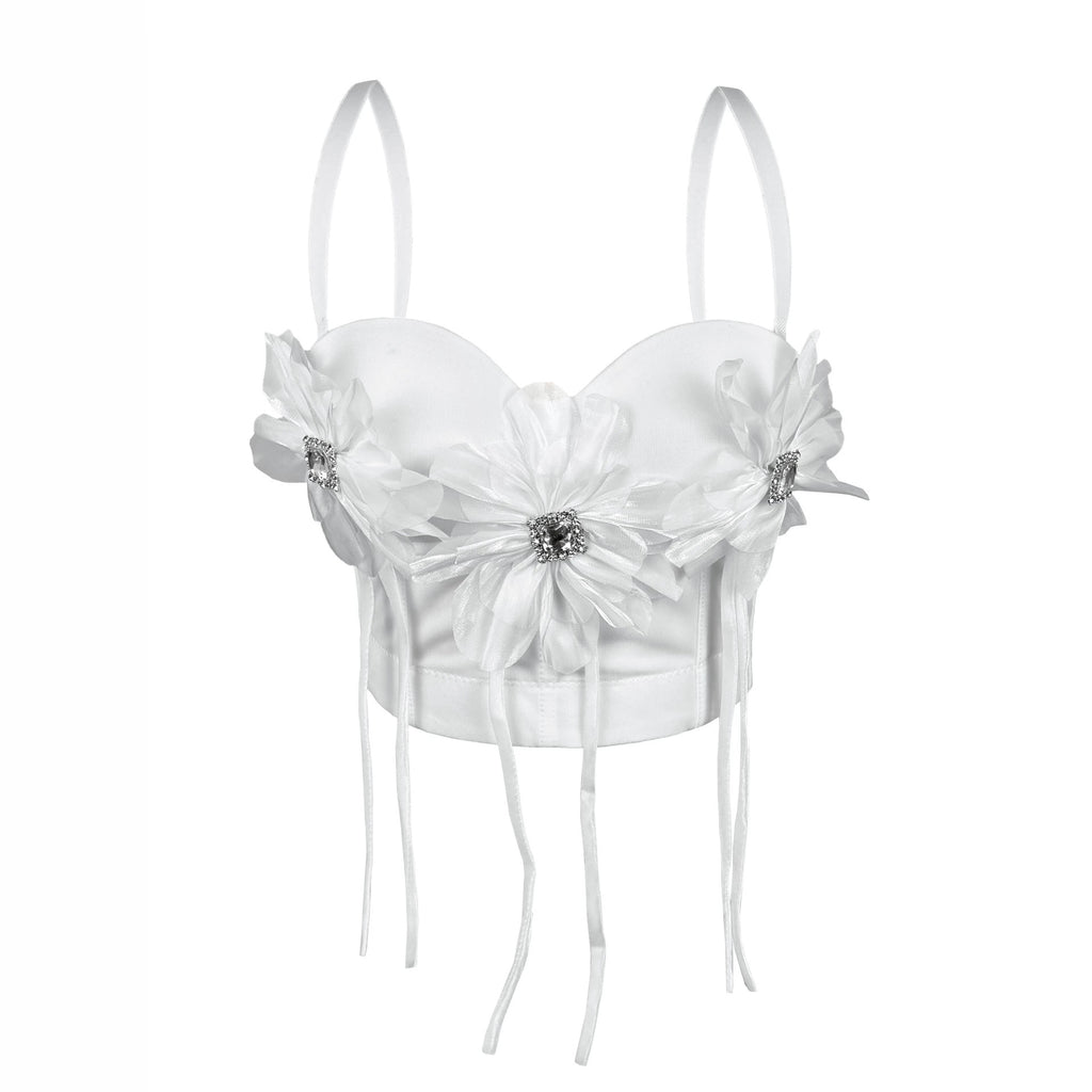 Handmade Floral Corset Lingerie