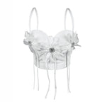 Handmade Floral Corset Lingerie