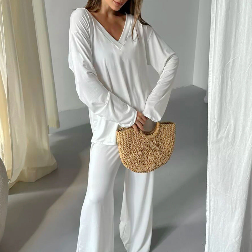 Autumn White Pajamas Lingerie