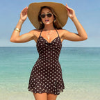 Women's Backless Halter Dress