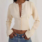 Women Clothing Idle Street Trend Slim Short Knitted
