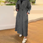 Arrival Designer Model Casual Midi Robe Trench Coat