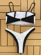 Black White Bikini Swimwear
