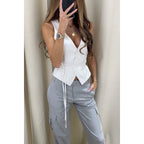 Women's Lace-Up Camisole Top