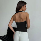 Women's Lace-Up Backless Tank Top