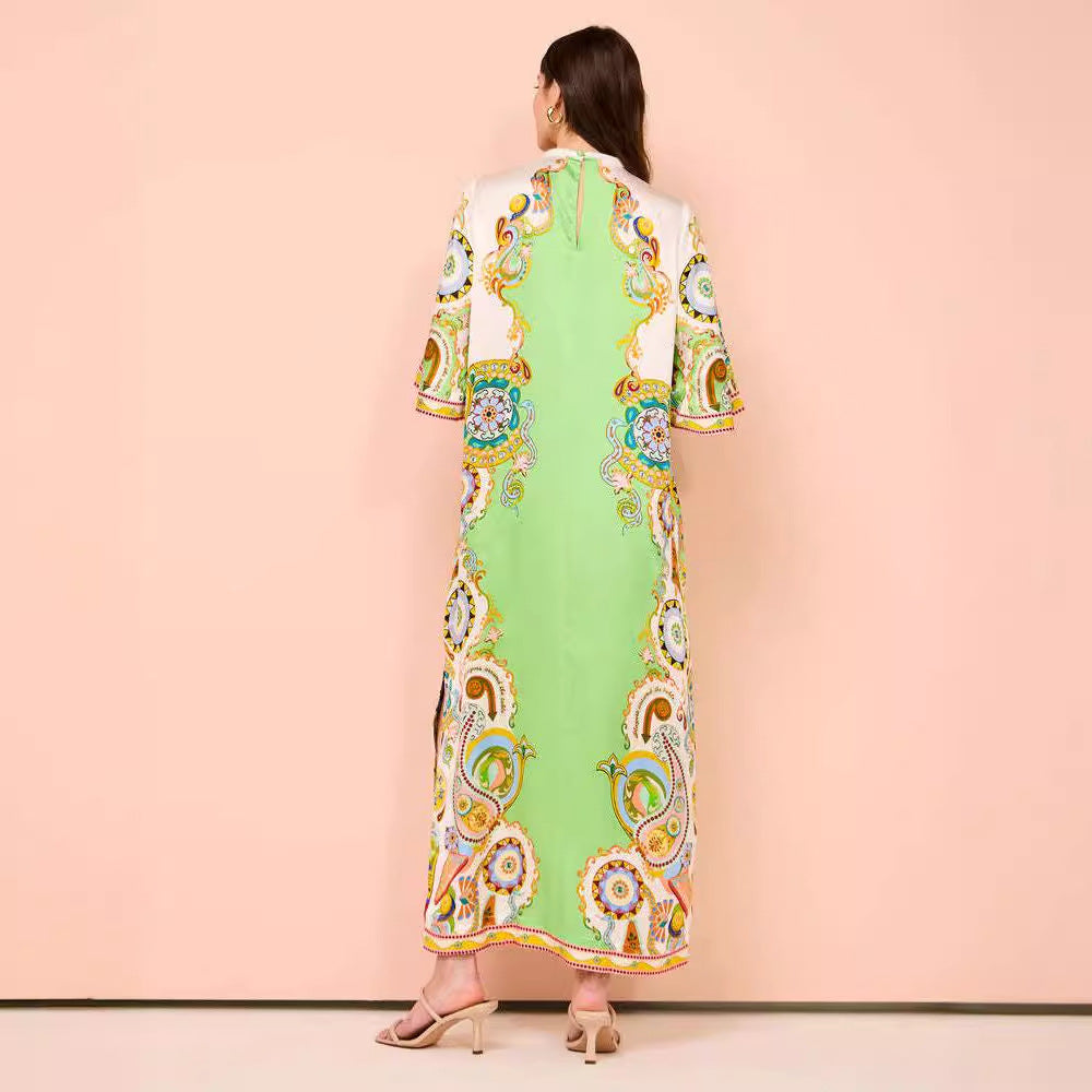 Women's Satin Maxi Dress