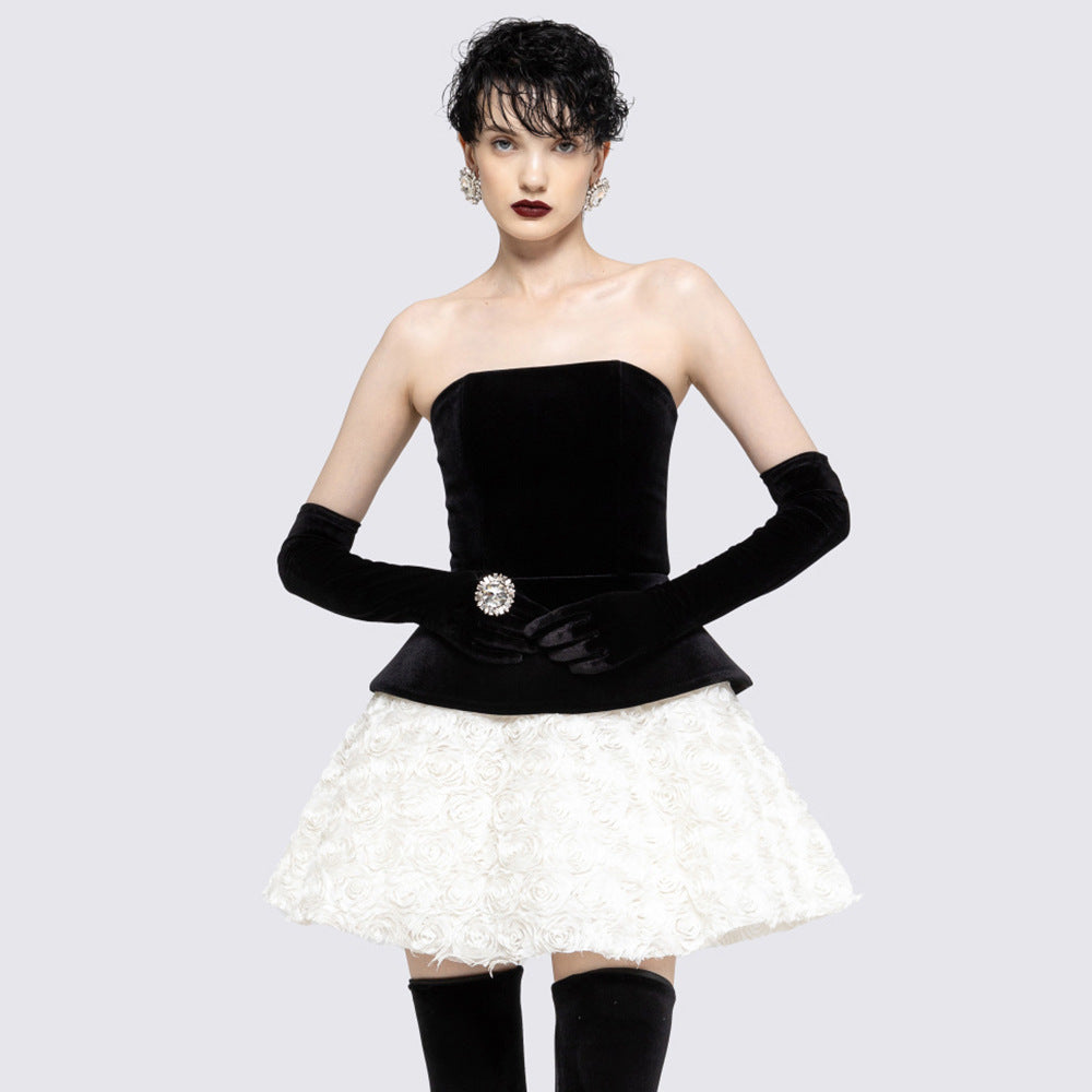 Black Velvet Three Piece Set