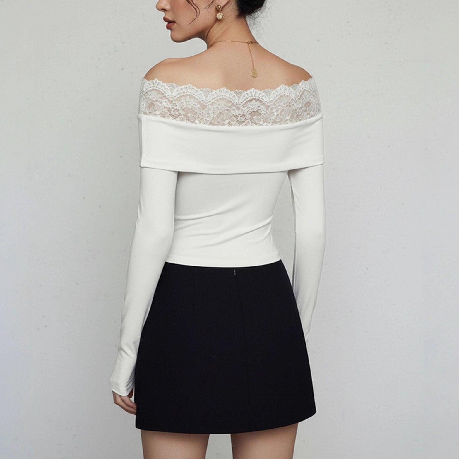 Women's Elegant Lace Twist Knot Jumpsuit
