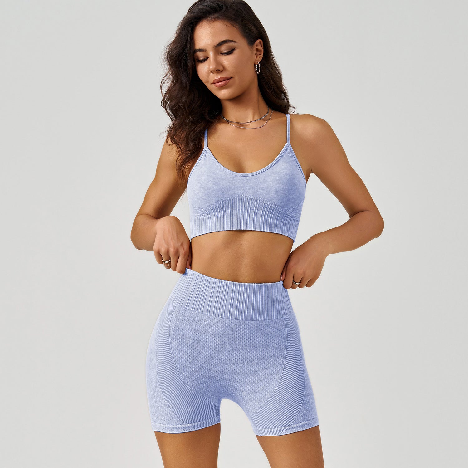 Frosted Exercise Bra Set Lingerie