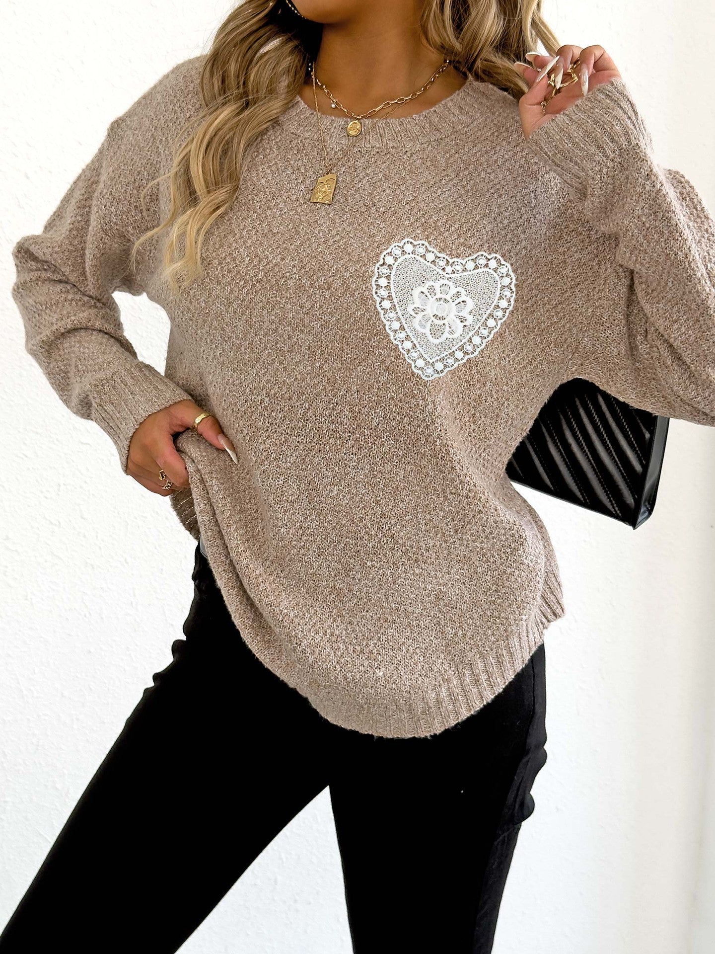 Apricot Lace Pocket