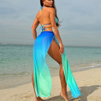 Gradient Mesh Bikini Swimwear