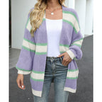 Women's Striped Cardigan