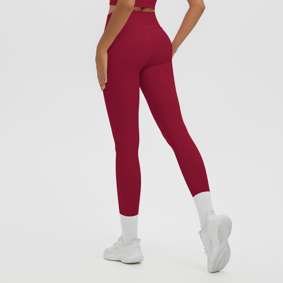 Women's Slim Fit High Elastic Breathable Skin Friendly Yoga Pants Women Casual Pants For Sports Running Fitness With High Waist Hip
