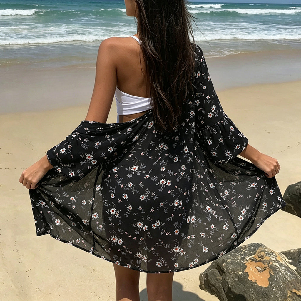 Black Little One-piece Swimwear