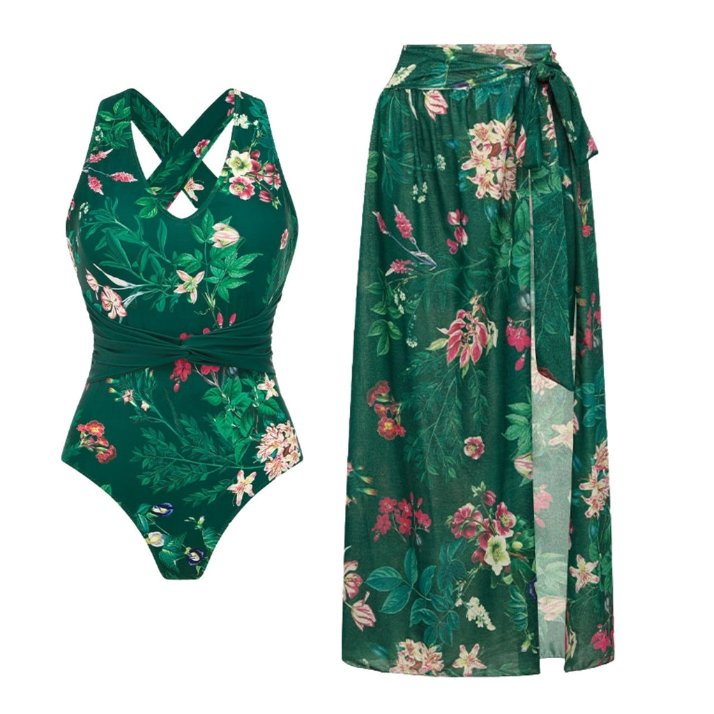 Cross Backless Suit