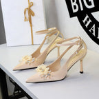 Women's Rhinestone Bridal Stiletto Pumps