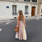 Women's Maxi Striped Dress