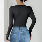 Floral 3D Detail Long Sleeve Jumpsuit