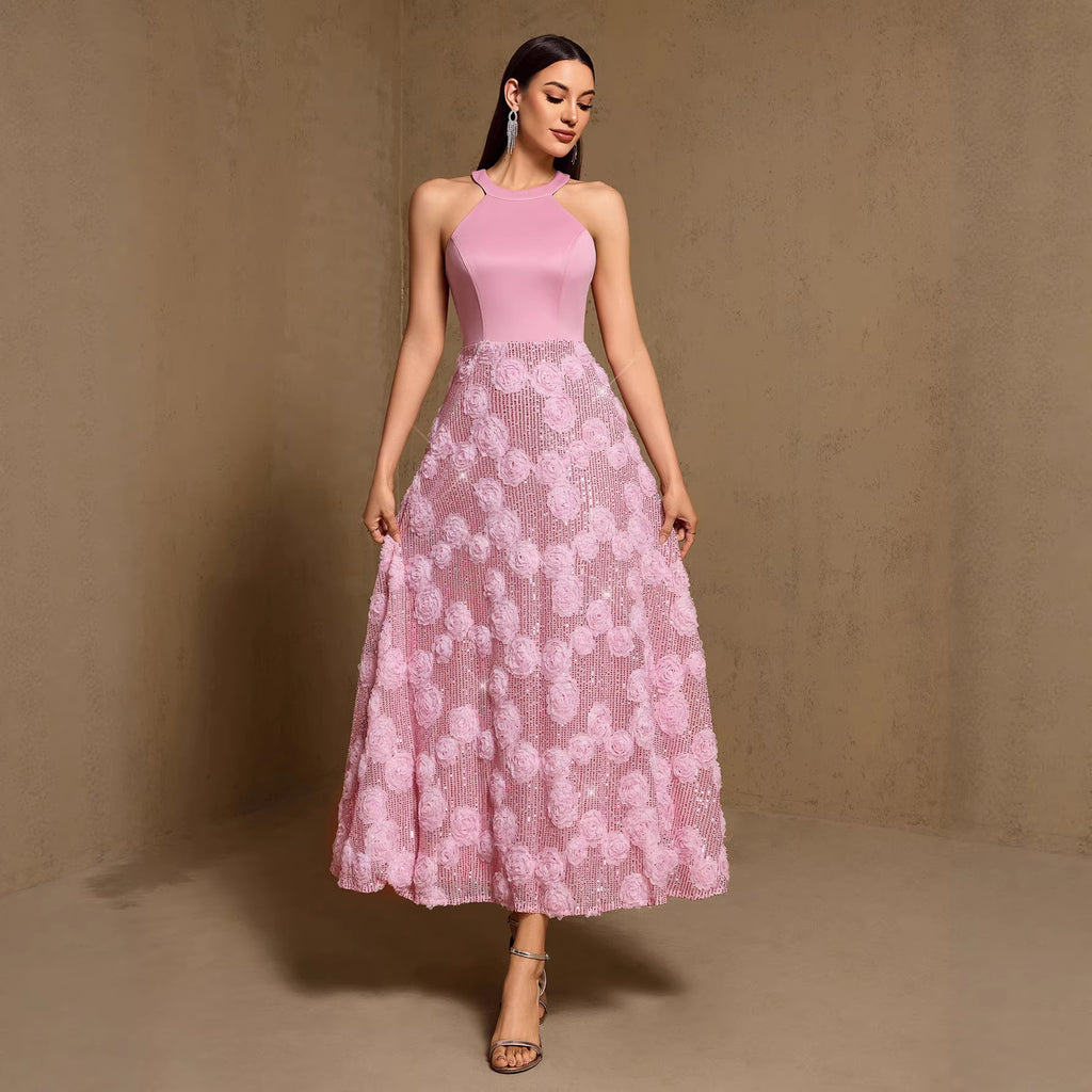 Women's Halter Evening Dress