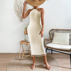 Women's Lace Halter Dress