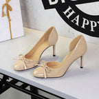 Women's Bow Stiletto Heel Pumps