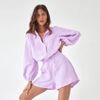 Autumn Purple One-piece Swimwear
