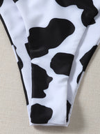 Cow Print Bikini Swimwear