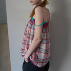 Women's Summer Dopamine Vintage Stripe Off Shoulder Bandeau Sling