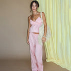 Women's Cotton Jacquard Two-Piece Pajama Set