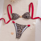 Leopard Print Bikini Swimwear