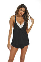 Satin Pullover Pajamas Lingerie