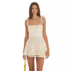 Women's Sheer Mesh Summer Party Dress